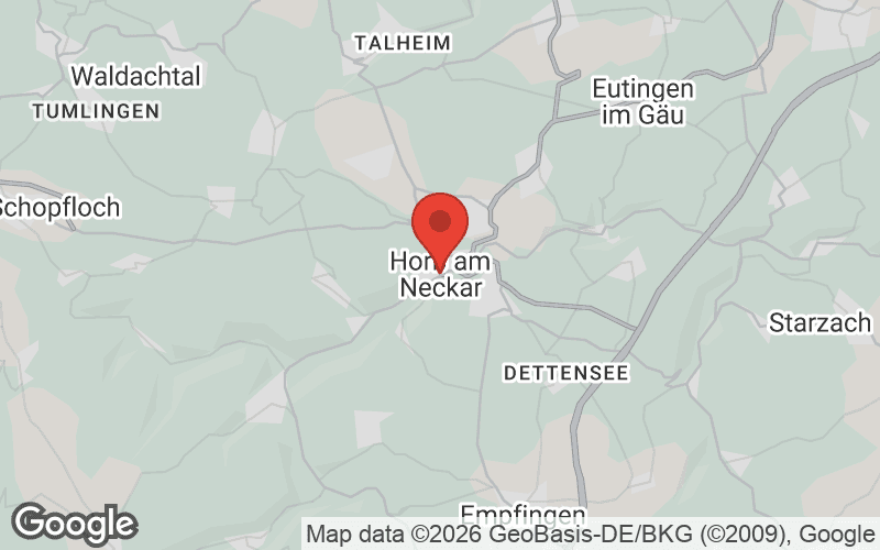 Karte von Horb am Neckar