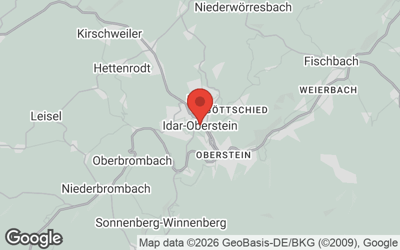 Karte von Idar-Oberstein