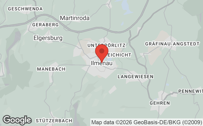 Karte von Ilmenau