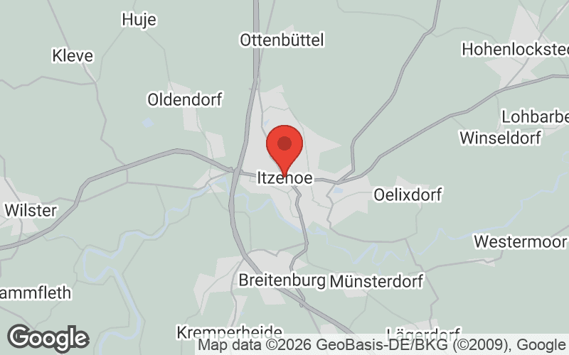 Karte von Itzehoe