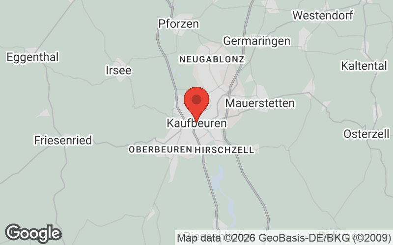 Karte von Kaufbeuren
