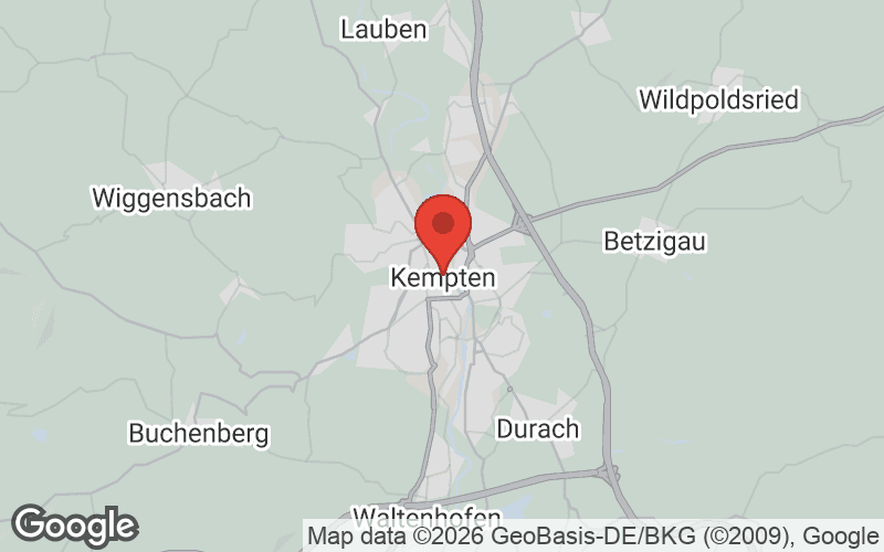 Karte von Kempten
