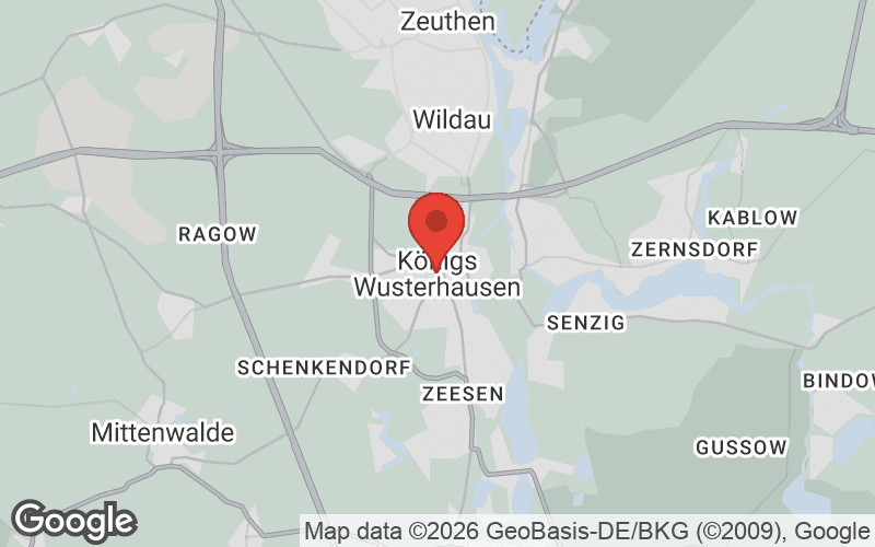 Karte von Königs Wusterhausen