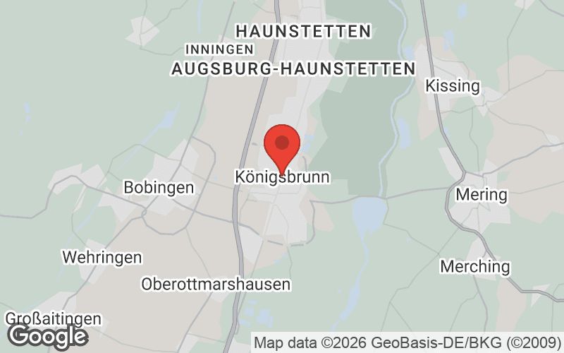 Karte von Königsbrunn