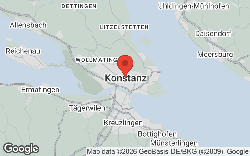 Karte von Konstanz