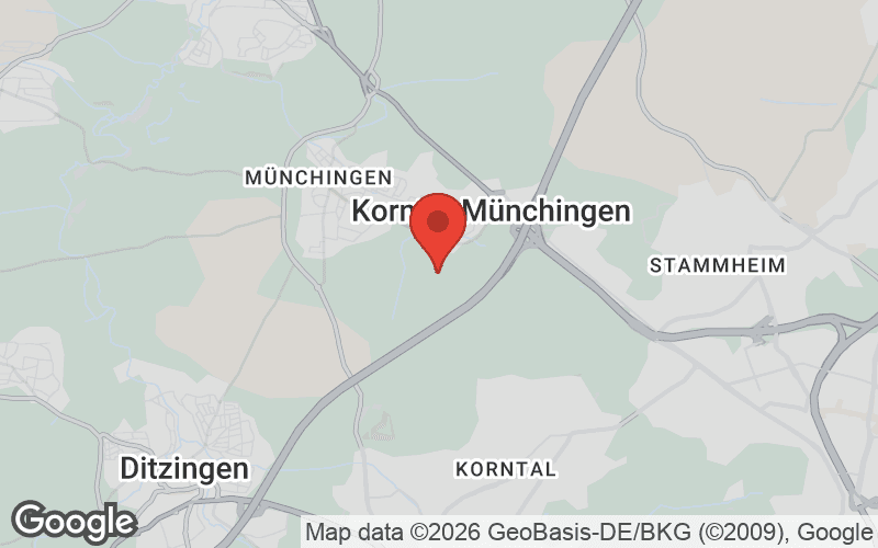 Karte von Korntal-Münchingen