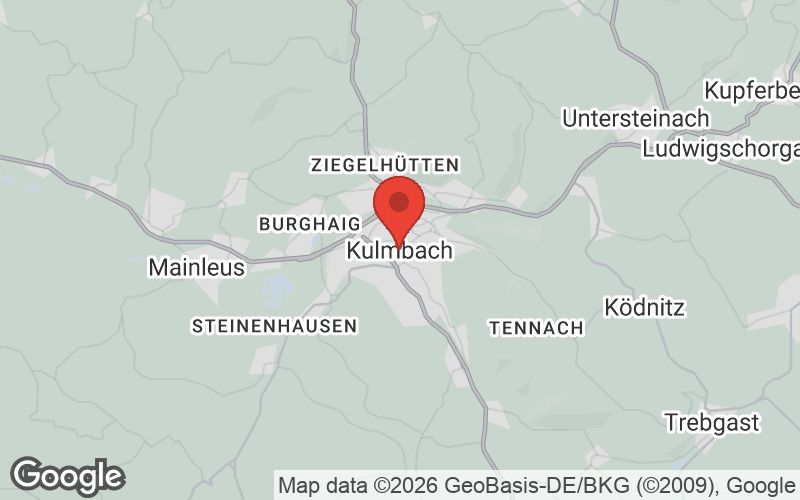Karte von Kulmbach