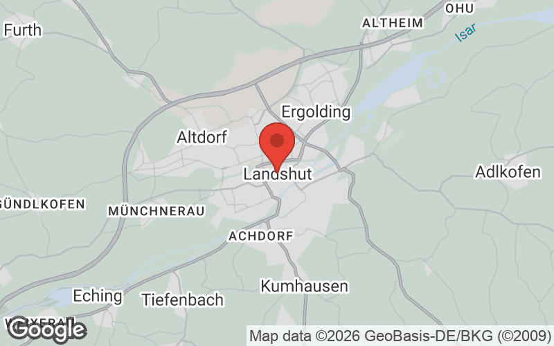 Karte von Landshut
