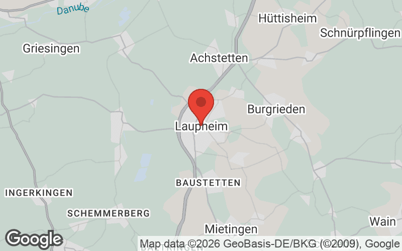 Karte von Laupheim