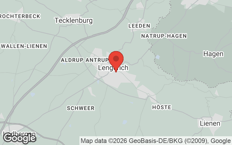 Karte von Lengerich
