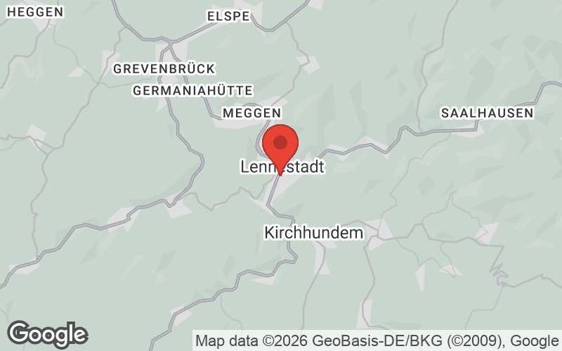 Karte von Lennestadt