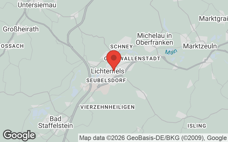 Karte von Lichtenfels