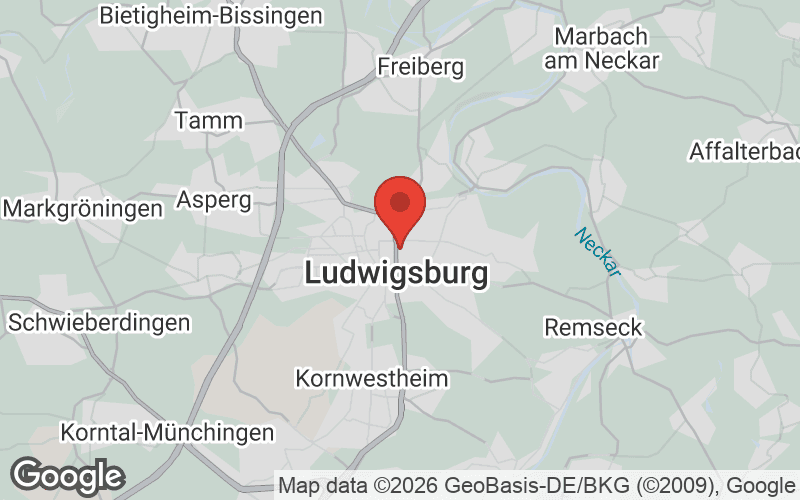Karte von Ludwigsburg