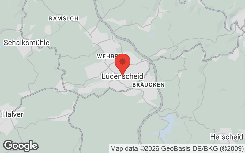 Karte von Lüdenscheid