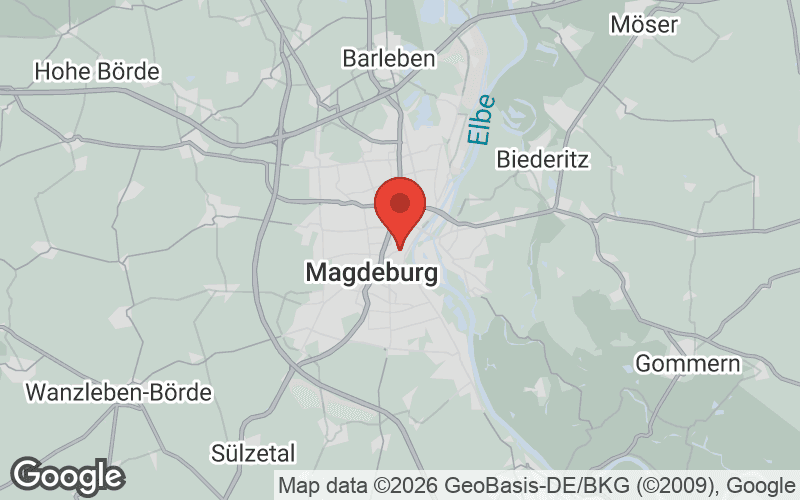 Karte von Magdeburg