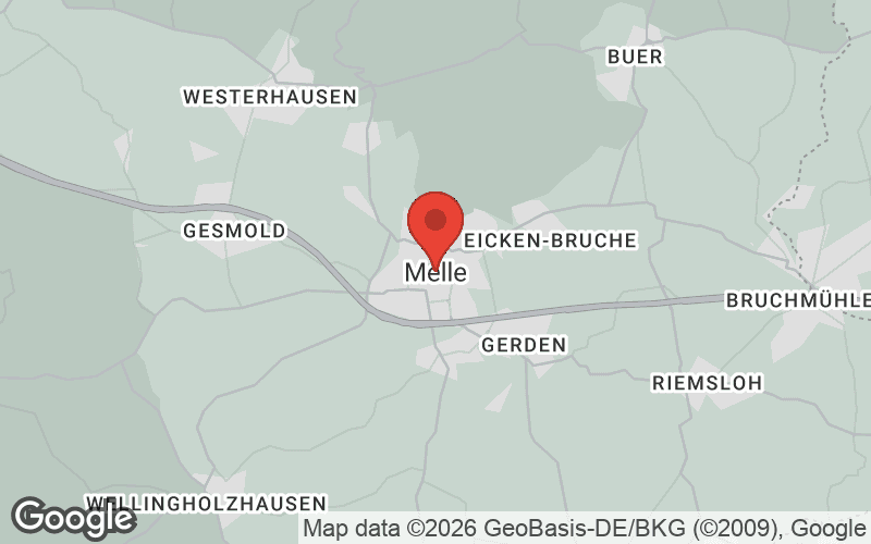 Karte von Melle