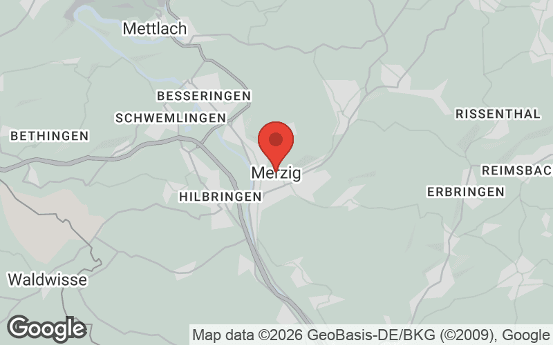 Karte von Merzig