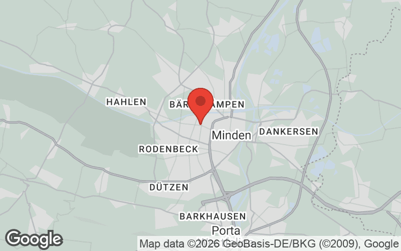 Karte von Minden