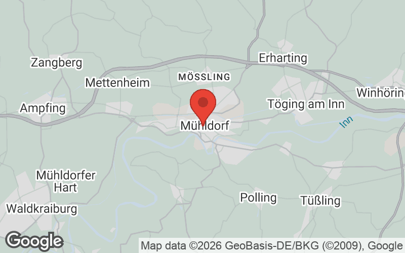 Karte von Mühldorf am Inn