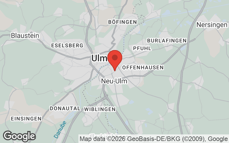 Karte von Neu-Ulm
