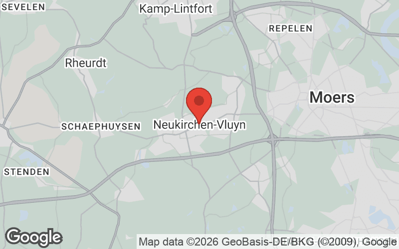 Karte von Neukirchen-Vluyn