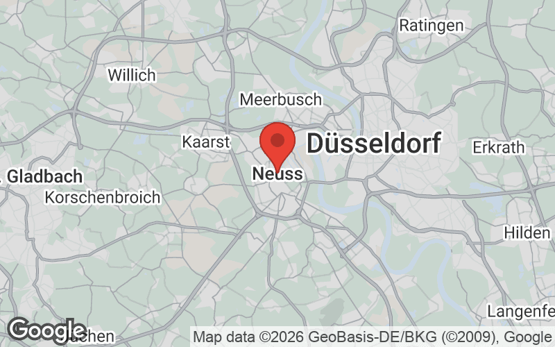 Karte von Neuss
