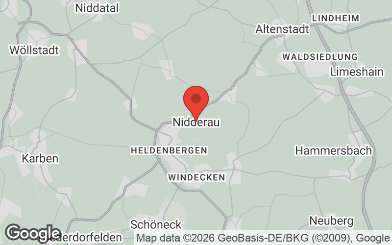 Karte von Nidderau