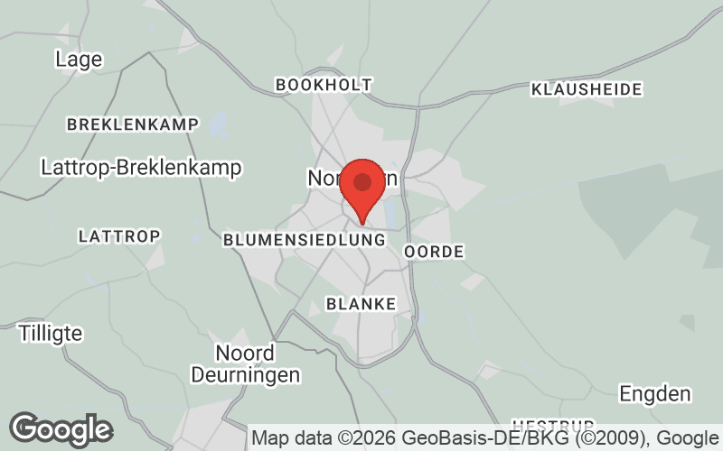 Karte von Nordhorn