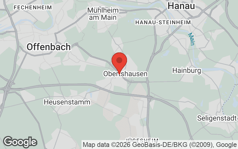 Karte von Obertshausen