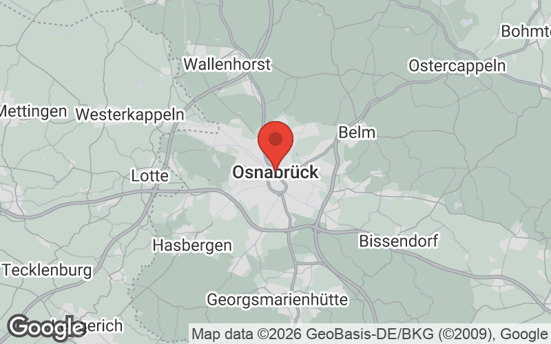 Karte von Osnabrück