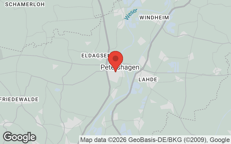 Karte von Petershagen