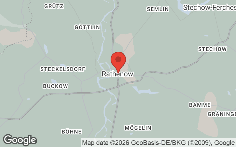 Karte von Rathenow
