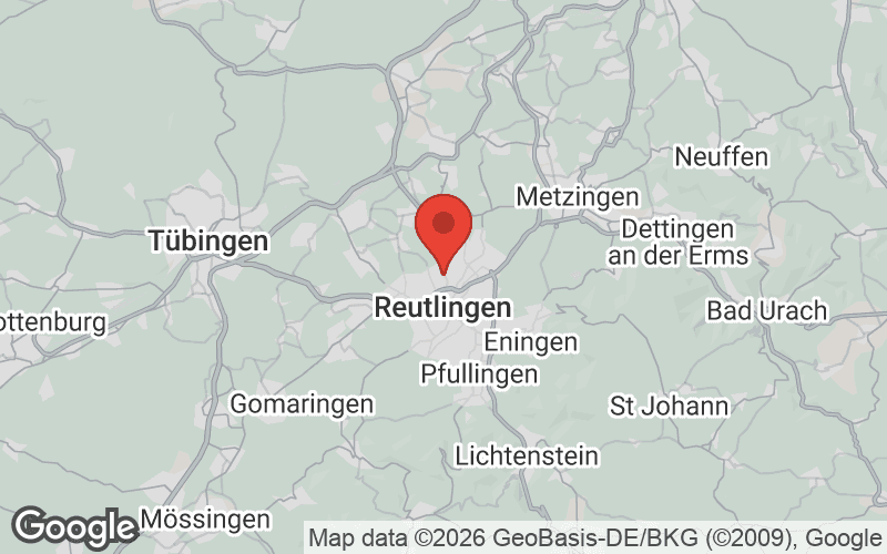 Karte von Reutlingen