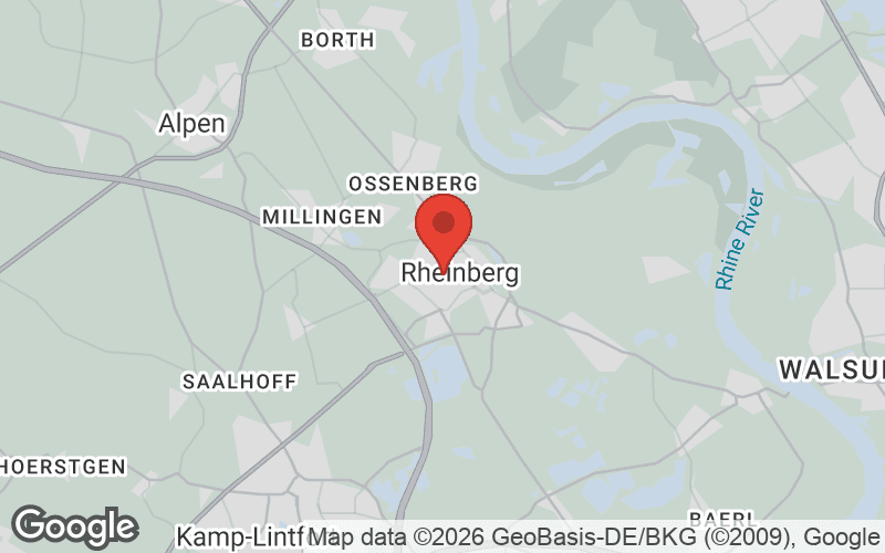 Karte von Rheinberg