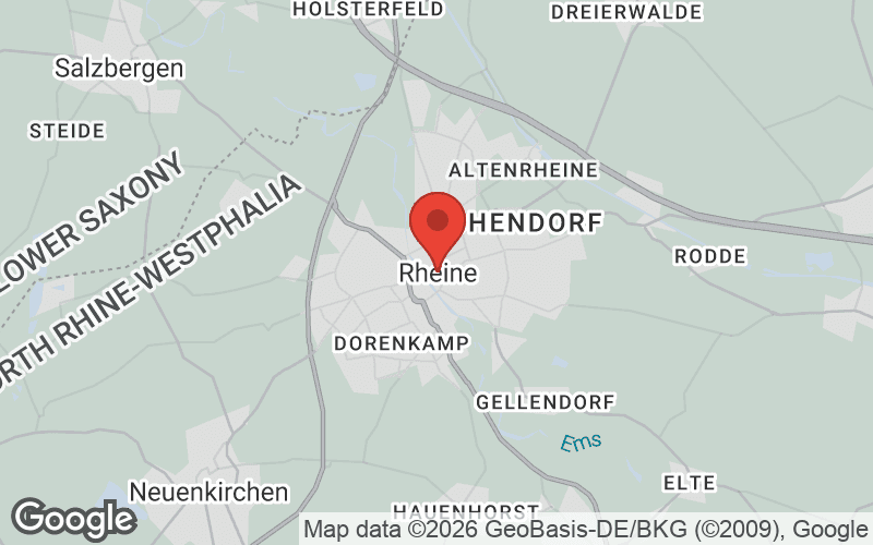 Karte von Rheine