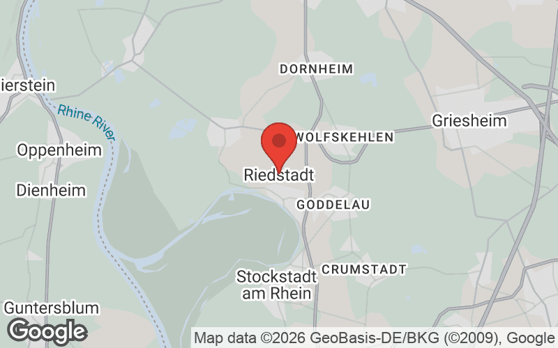 Karte von Riedstadt