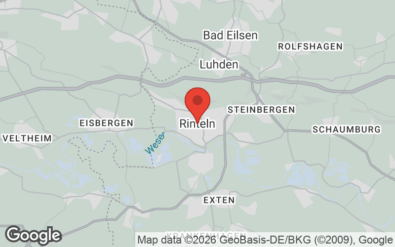 Karte von Rinteln