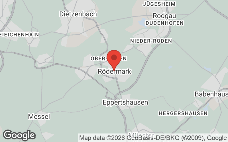Karte von Rödermark