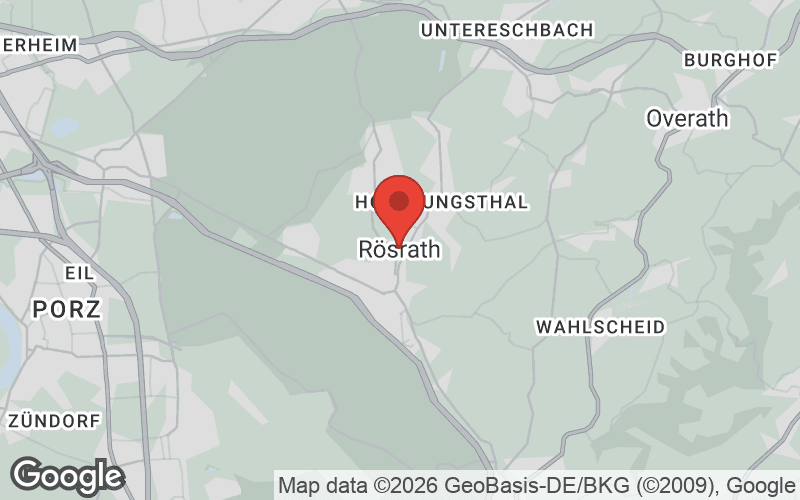 Karte von Rösrath