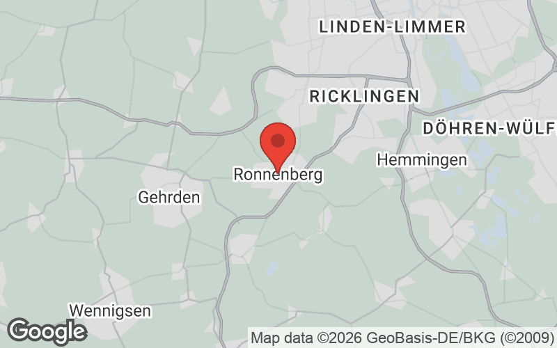 Karte von Ronnenberg