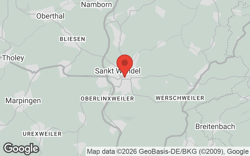 Karte von Sankt Wendel