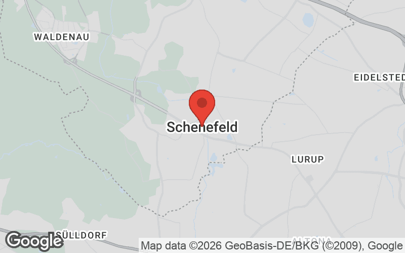 Karte von Schenefeld