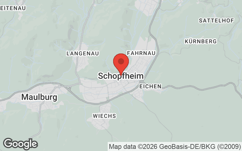 Karte von Schopfheim