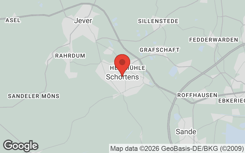Karte von Schortens