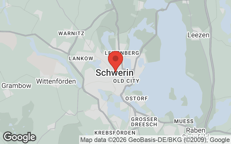Karte von Schwerin