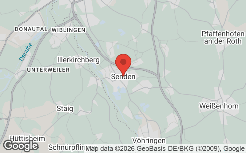 Karte von Senden