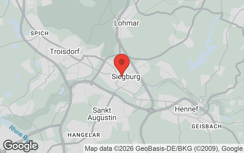 Karte von Siegburg
