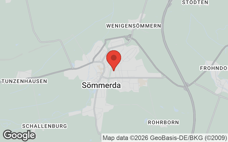 Karte von Sömmerda