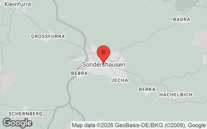 Karte von Sondershausen