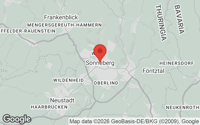 Karte von Sonneberg